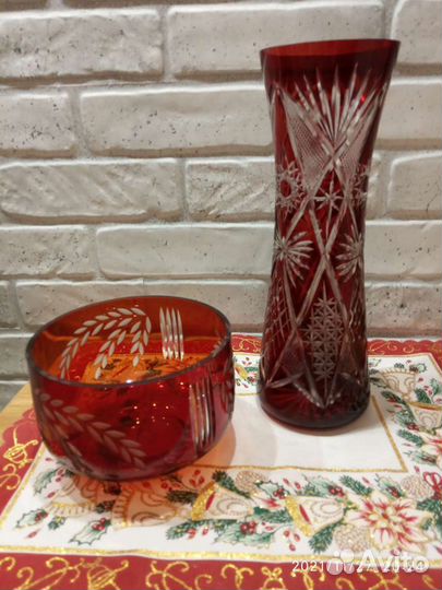 Цветной хрусталь СССР