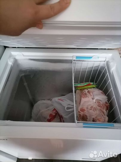 Морозильный ларь с глухой крышкой бу