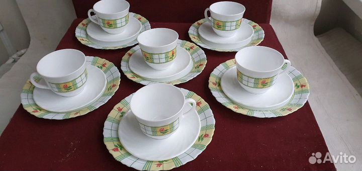 Сервиз чайный 18 предметов Luminarc Франция Новый