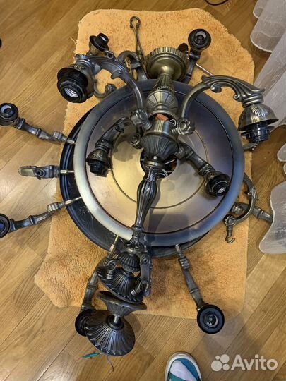 Люстра потолочная бу на запчасти