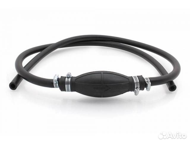 Шланг с грушей для перекачки бензина / дизеля