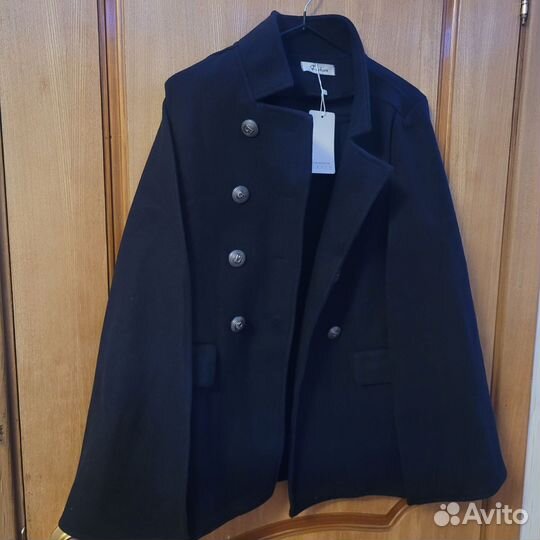 Кейп, пальто без рукавов, декоративное