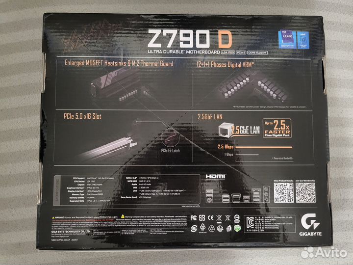 Материнская плата Gigabyte Z790 D DDR5