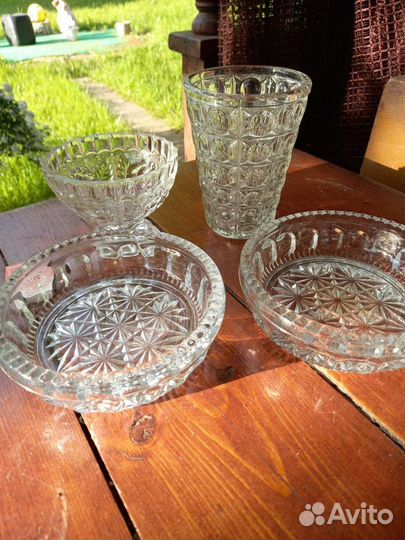 Кружки мал. Хрусталь СССР