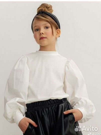 Блузки с объемными рукавами р.128 - 158