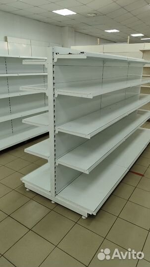 Стеллажи торговые Русь и Микрон