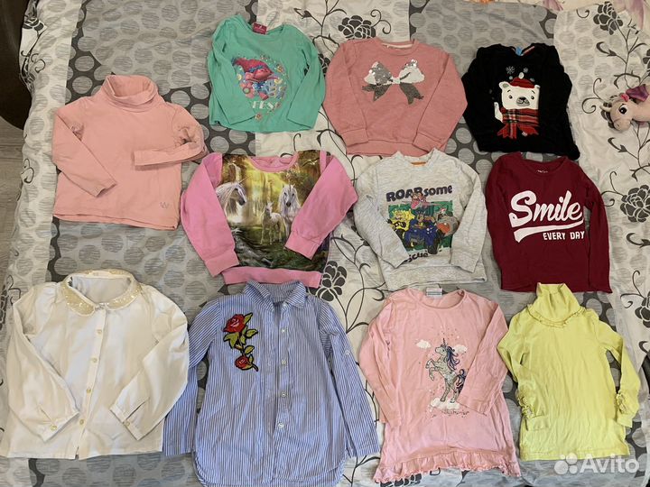 Вещи пакетом для девочки 98 104