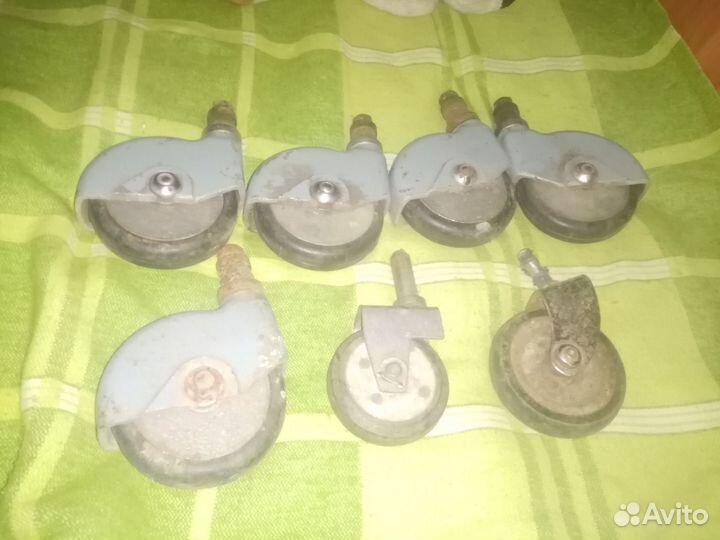 Колёсики металлические мощные