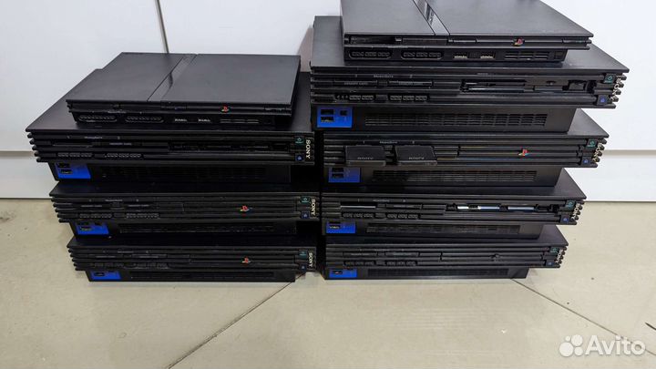 Лот 9 PS2 на запчасти/ремонт