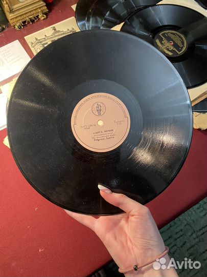 Пластинки для патефона СССР