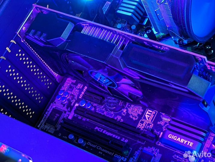 Мощный игровой компьютер Core i7/RX/SSD