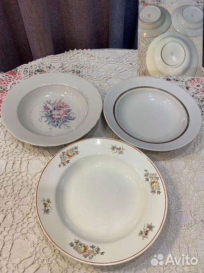 Тарелочки фарфор СССР
