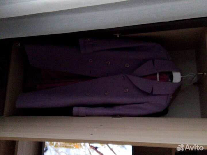 Женское шерстяное пальто осень-весна