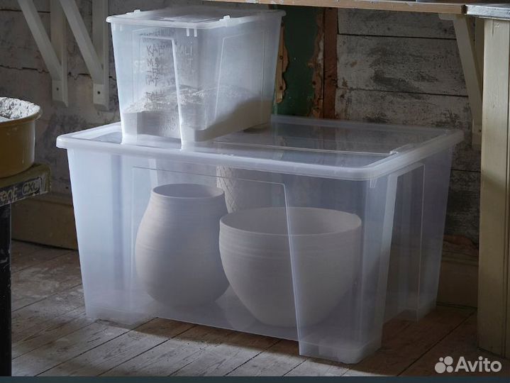 Самла контейнер Икеа 130 л новый