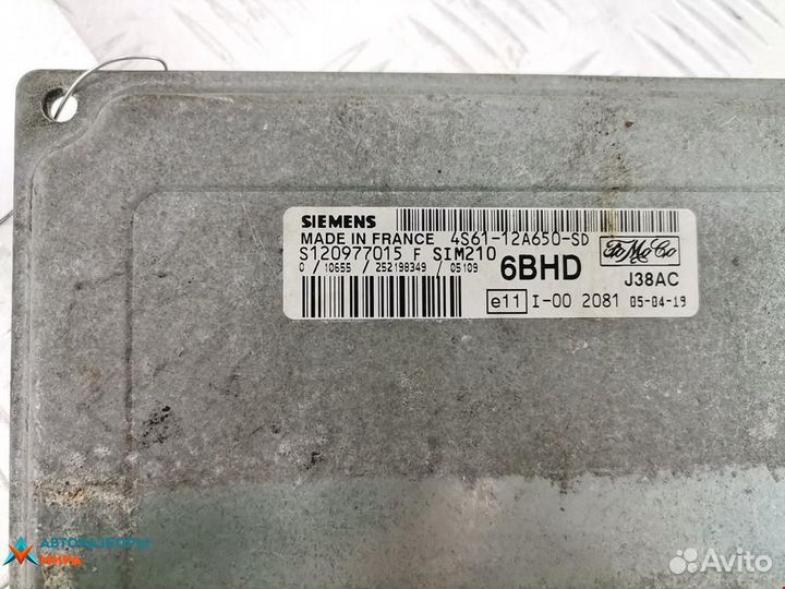 Блок управления двигателем Ford Fiesta 5 2006