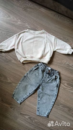 Вещи Zara для девочки 80 см