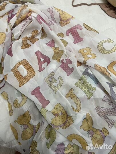 Тюль в детскую (буквы)