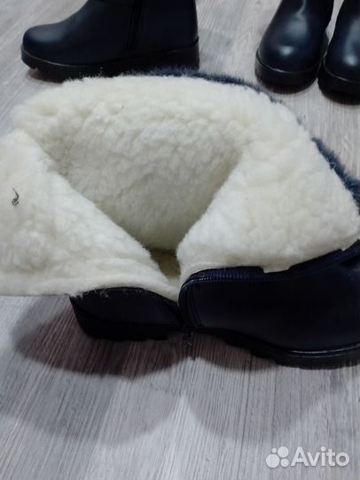 Сапоги зимние для девочки 32 34