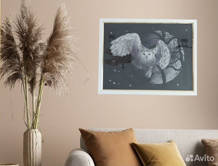 Картина вышитая крестом 