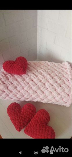 Плед плюшевый 80*80 см