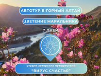 Автотур: Цветение маральника на Алтае (7 дней)