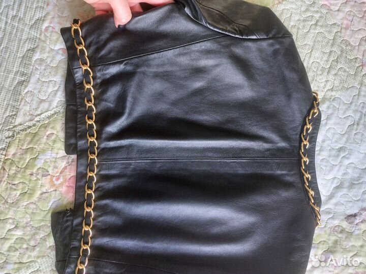 Moschino натуральная кожа