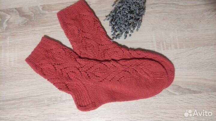 Носки женские вязанные