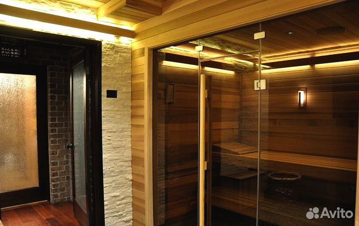 Стеклянная дверь