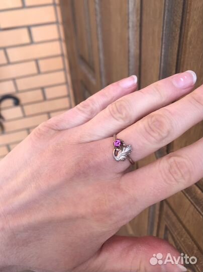 Кольцо с рубином СССР