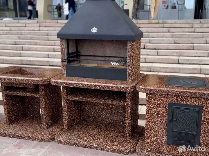 Гриль барбекю,казан