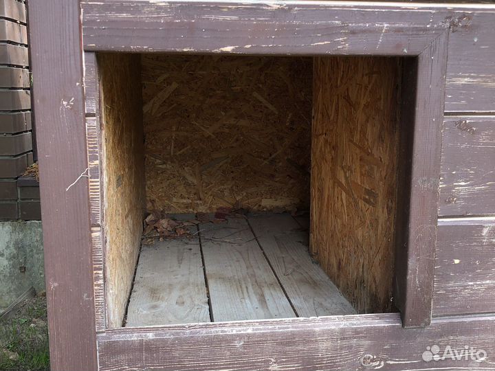 Будка для собаки и кошки утепленная с подогревом