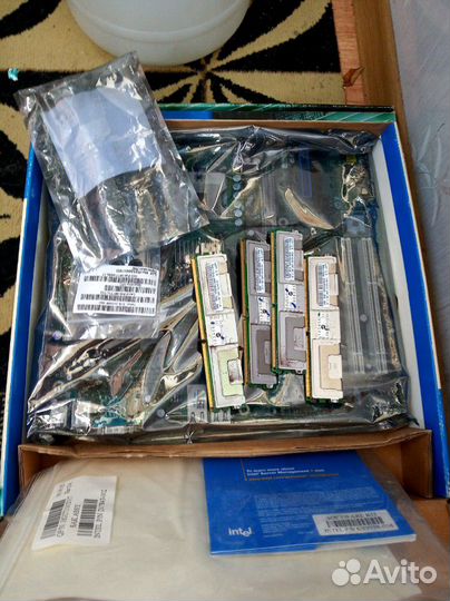 Материнская плата intel se7320ep2 + 3 gb 1rx8 pc2