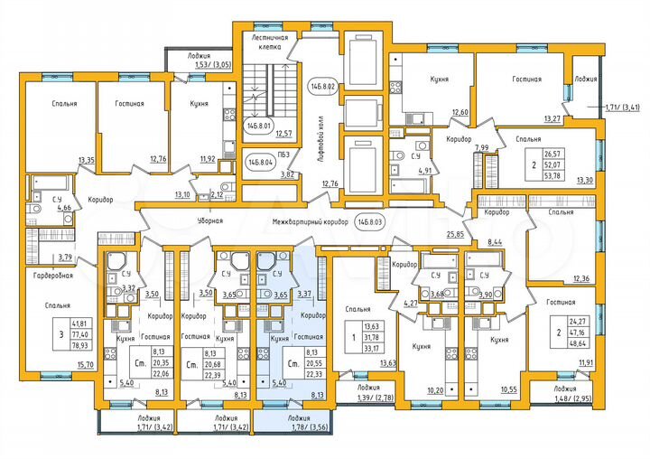 Квартира-студия, 22,3 м², 5/27 эт.