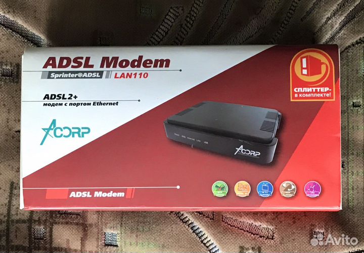 Adsl Модем Acorp LAN110