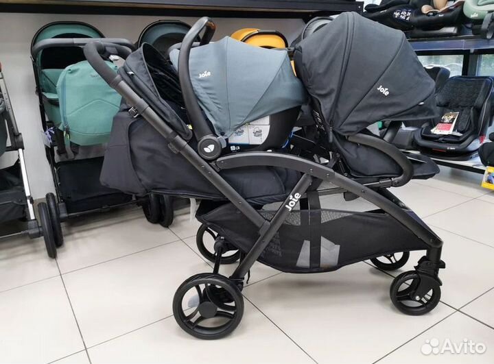 Прогулочная коляска Joie Evalite Duo, Shale