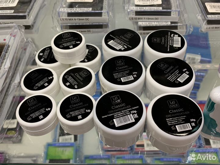 Ремувер для снятия ресниц, пинцеты