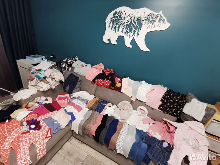 Вещи для девочки 9-12 мес