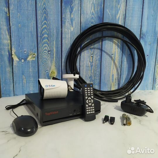 Видеонаблюдение. Комплект FullHD 1 уличная камера