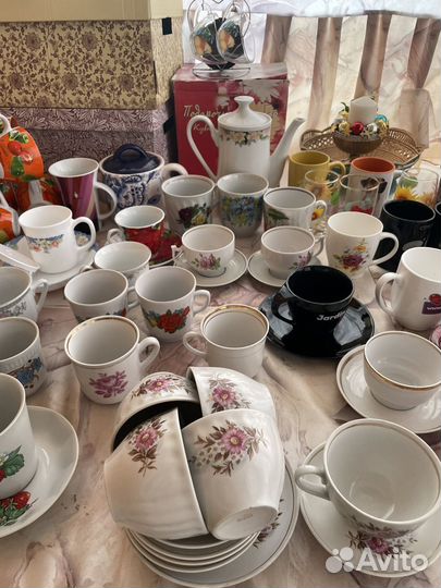 Чайные пары бокалы кружки комплекты