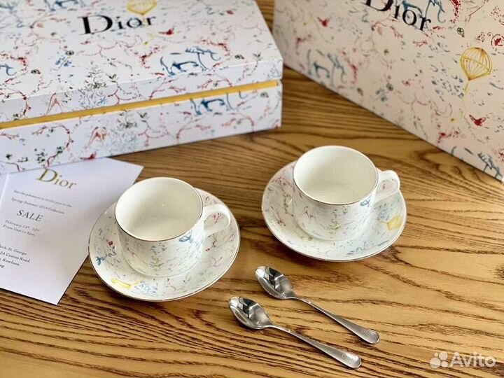 Чайный/кофейный сервиз Dior/сервиз Диор