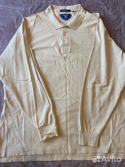 Поло мужское с длинным рукавом