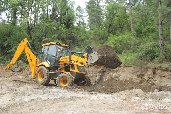 Экскаватор-погрузчик Bull HD100, 2023