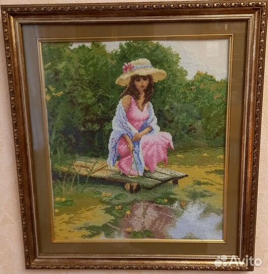 Остатки набора для вышивания