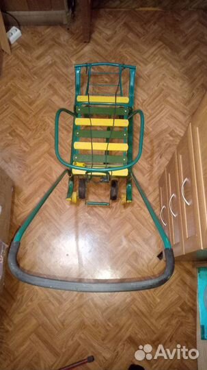 Детские санки с колесами