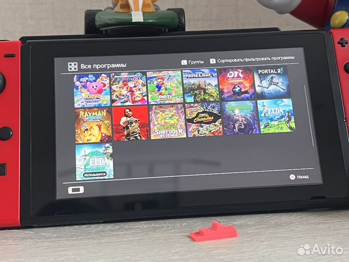 Nintendo switch прошитая RCM 18 игр