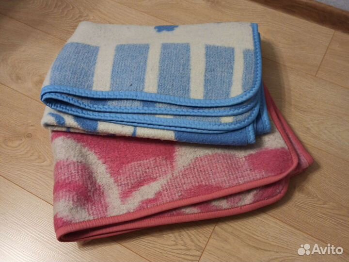 Одеяла детские шерсть, байковое