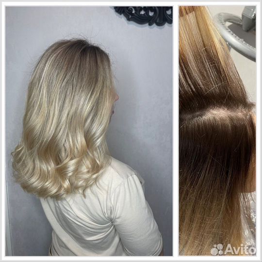 Сложное окрашивание волос air тач колорист