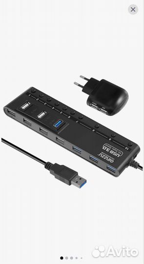 USB-концентратор Ginzzu