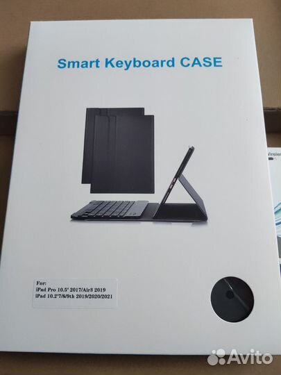 Чехол клавиатура для iPad 10.2 дюймов Ru