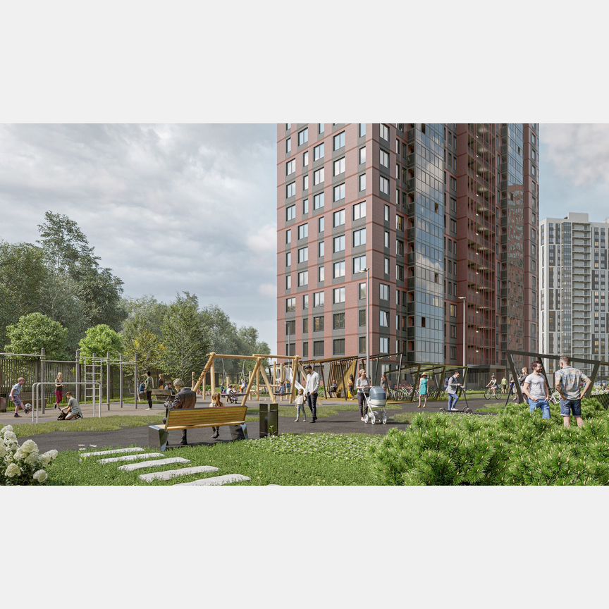 3-к. квартира, 55,3 м², 1/24 эт.